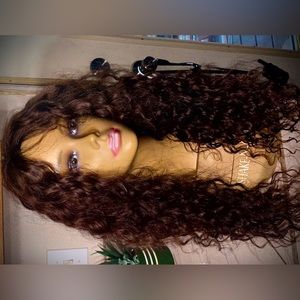 Human hair lace front. Curly 24”+